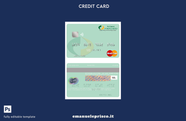 modello mastercard della Banca di Nevis stile verificato di Saint Kitts e Nevis